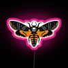 Deaths Head Moth RGB Neon Sign - Image 6