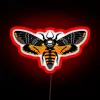 Deaths Head Moth RGB Neon Sign