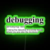 Debugging Definition RGB Neon Sign - Image 4