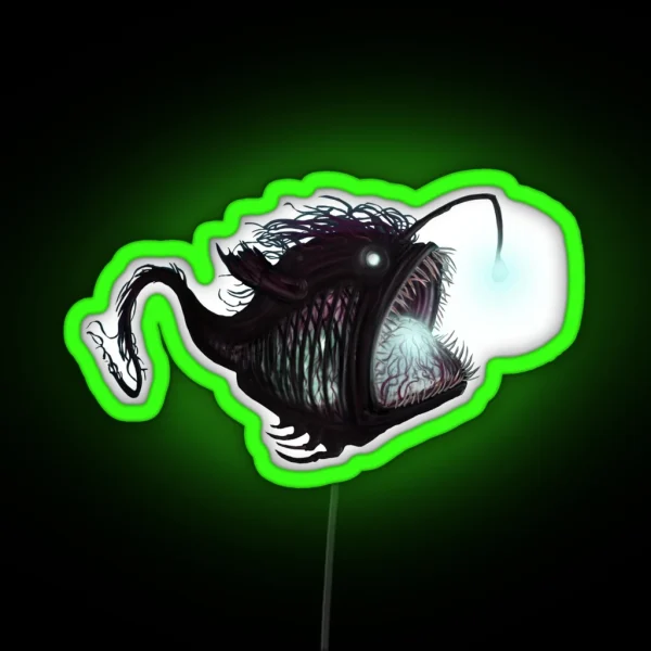 Deep Sea Angler Diceratias Nassa RGB Neon Sign