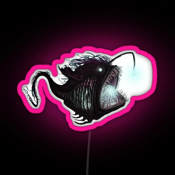 Deep Sea Angler Diceratias Nassa RGB Neon Sign