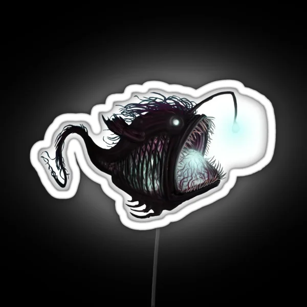Deep Sea Angler Diceratias Nassa RGB Neon Sign