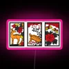 Deer Boar Butterfly Hanafuda Hand Koi Koi RGB Neon Sign - Image 6