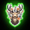Deer Flowers RGB Neon Sign - Image 4