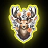 Deer Flowers RGB Neon Sign - Image 5