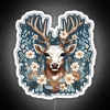 Deer Flowers RGB Neon Sign - Image 4