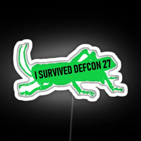 DEFCON 27 Grasshopper RGB Neon Sign
