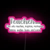 Definition Of A Teacher RGB Neon Sign - Image 6