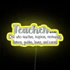 Definition Of A Teacher RGB Neon Sign - Image 5