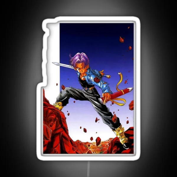 Definitive Trunks Dragon Ball Z RGB Neon Sign