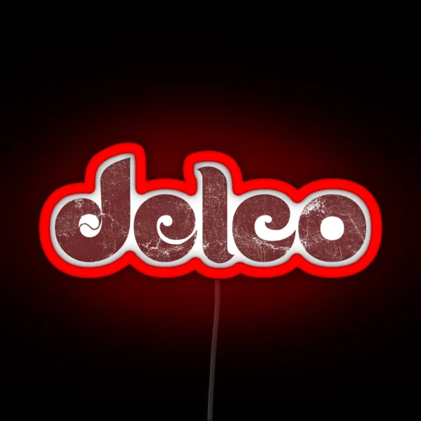 Delco Philly Delaware County Philadelphia Wawa Logo RGB Neon Sign