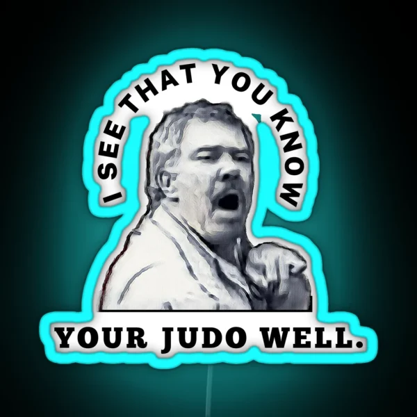 Democracy Manifest Judo RGB Neon Sign