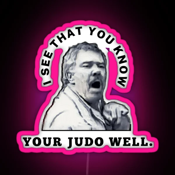 Democracy Manifest Judo RGB Neon Sign
