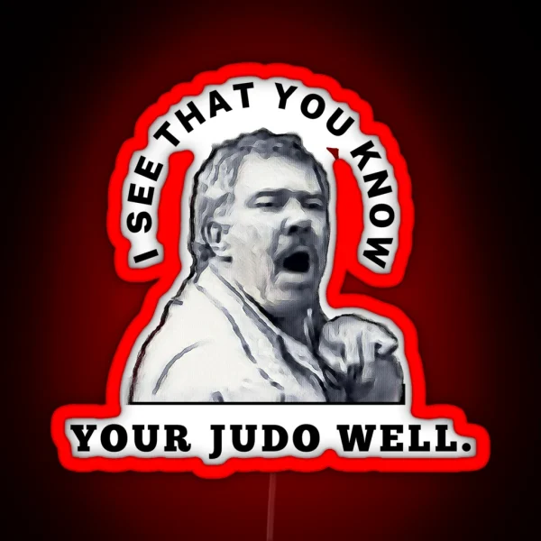 Democracy Manifest Judo RGB Neon Sign