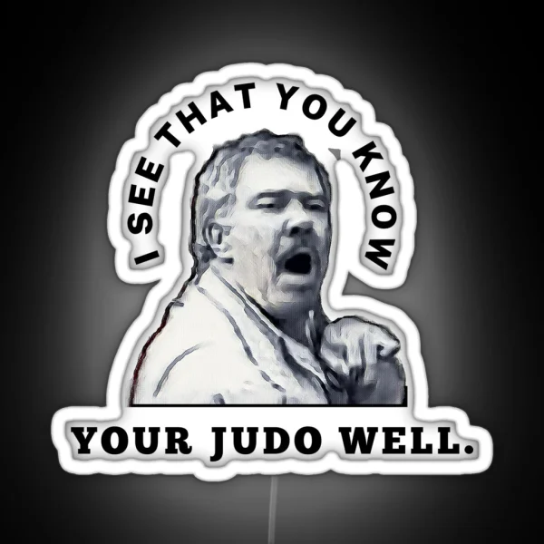 Democracy Manifest Judo RGB Neon Sign