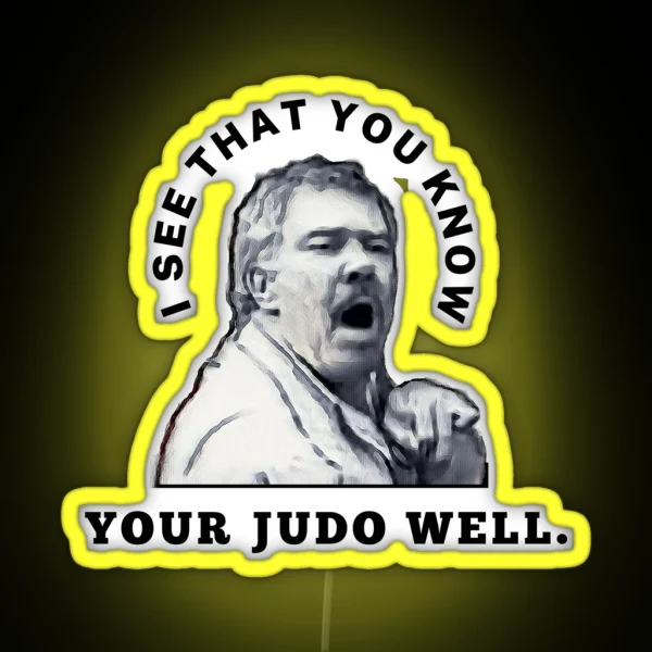 Democracy Manifest Judo RGB Neon Sign