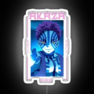 Demon Slayer Akaza RGB Neon Sign