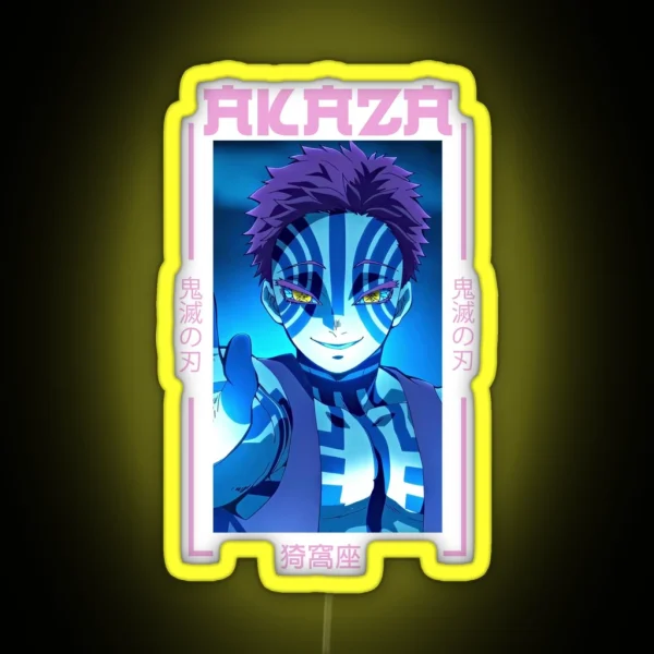 Demon Slayer Akaza RGB Neon Sign