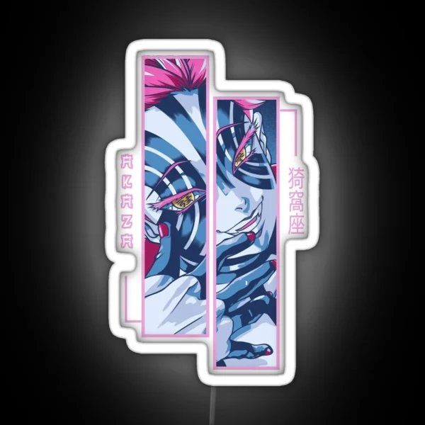Demon Slayer Akaza RGB Neon Sign