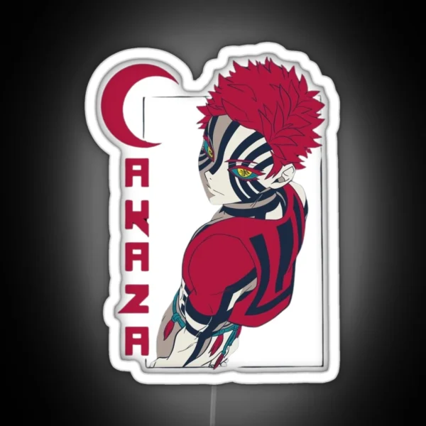 Demon Slayer Akaza RGB Neon Sign