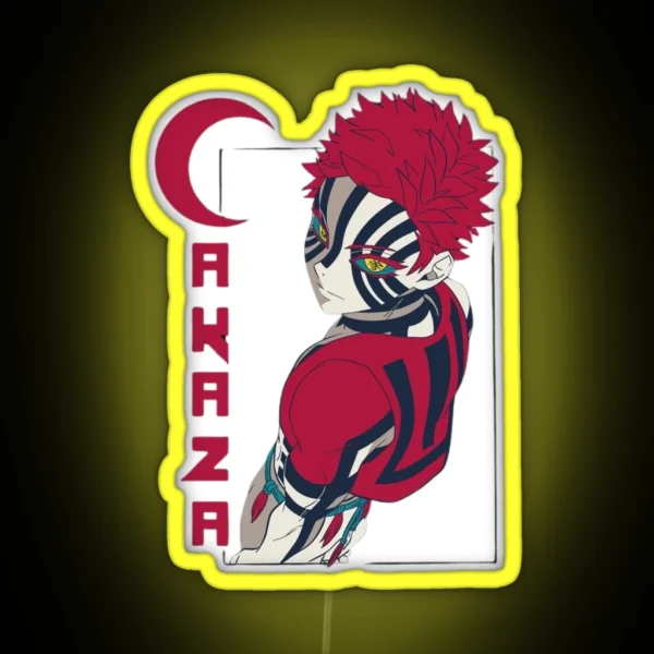 Demon Slayer Akaza RGB Neon Sign