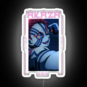 Demon Slayer Akaza RGB Neon Sign