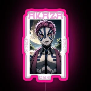 Demon Slayer Akaza RGB Neon Sign