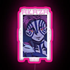 Demon Slayer Akaza RGB Neon Sign