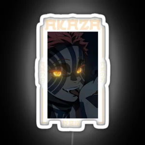 Demon Slayer Akaza RGB Neon Sign