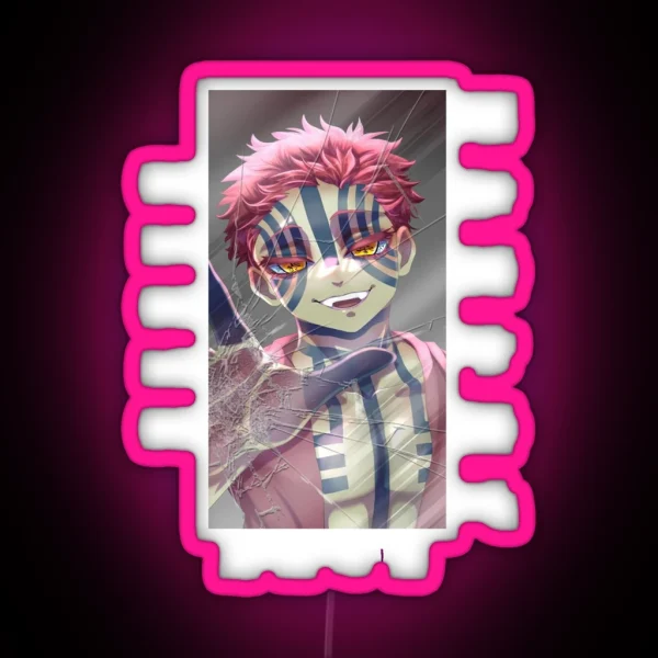 Demon Slayer Akaza RGB Neon Sign
