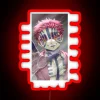 Demon Slayer Akaza RGB Neon Sign