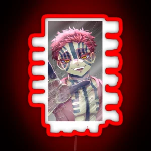 Demon Slayer Akaza RGB Neon Sign