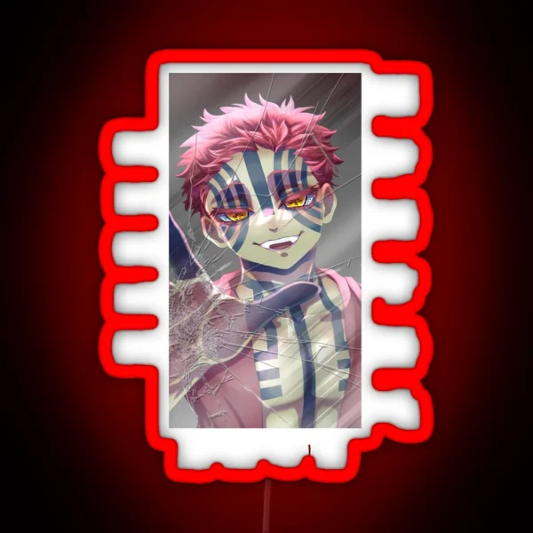 Demon Slayer Akaza RGB Neon Sign