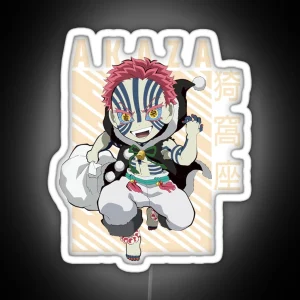 Demon Slayer Akaza RGB Neon Sign