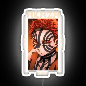 Demon Slayer Akaza RGB Neon Sign