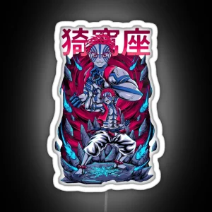 Demon Slayer Akaza RGB Neon Sign