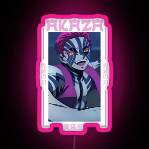 Demon Slayer Akaza RGB Neon Sign