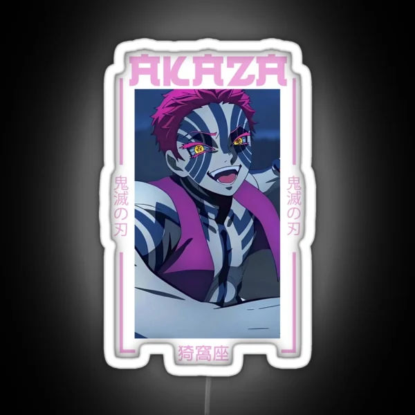 Demon Slayer Akaza RGB Neon Sign