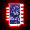 Demon Slayer Akaza RGB Neon Sign