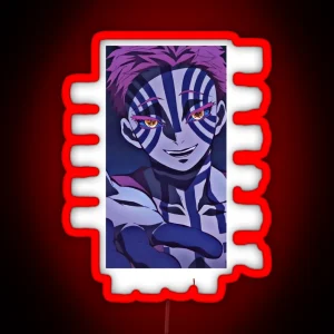 Demon Slayer Akaza RGB Neon Sign