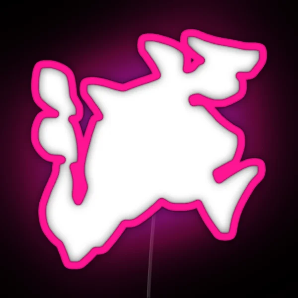 Demon Slayer Corps DESTROY Design BACK RGB Neon Sign