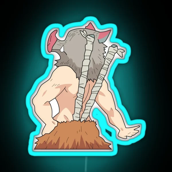 Demon Slayer Inosuke RGB Neon Sign