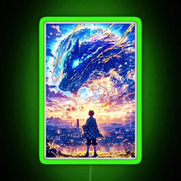 Demon Slayer Kimetsu No Yaiba Demon Slayer RGB Neon Sign