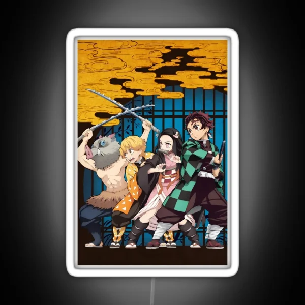 Demon Slayer Kimetsu No Yaiba Demon Slayer RGB Neon Sign