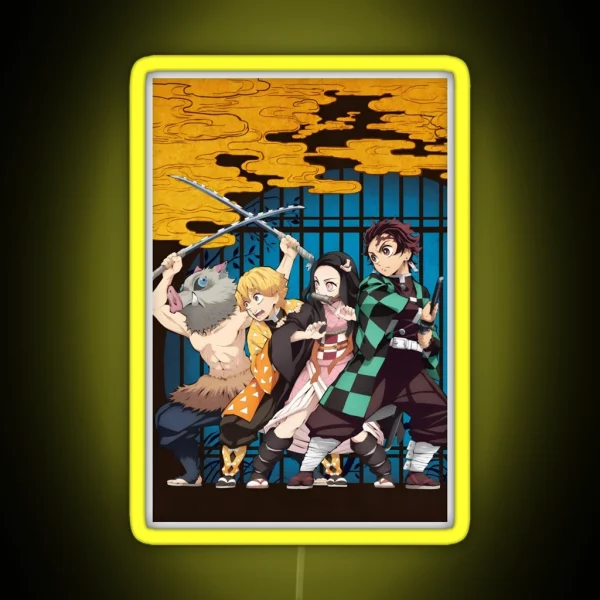 Demon Slayer Kimetsu No Yaiba Demon Slayer RGB Neon Sign