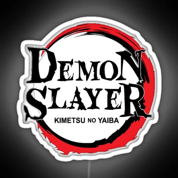 Demon Slayer Logo RGB Neon Sign