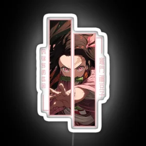 Demon Slayer Nezuko Kamado RGB Neon Sign