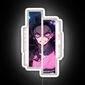 Demon Slayer Nezuko Kamado RGB Neon Sign