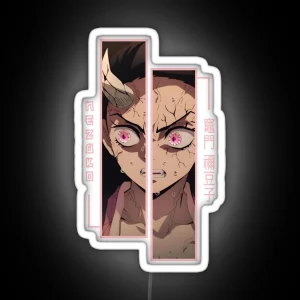 Demon Slayer Nezuko Kamado RGB Neon Sign