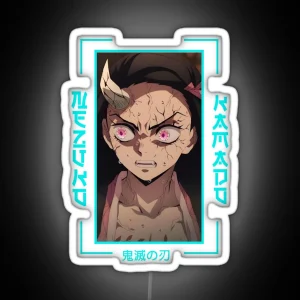Demon Slayer Nezuko Kamado RGB Neon Sign